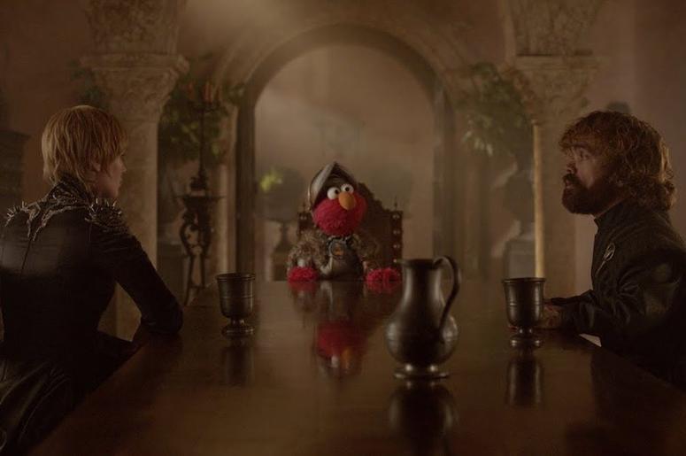 Elmo, Cersei, Tyrion Elmo, Cersei, Tyrion