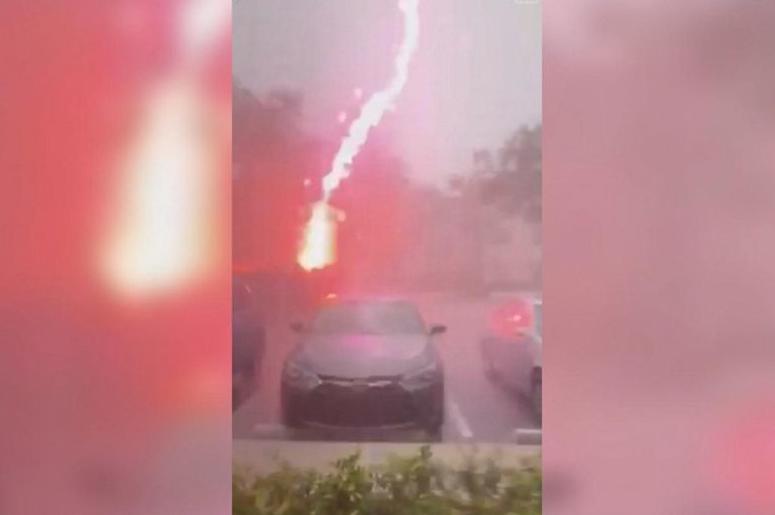 Lightening strike Lightening strike