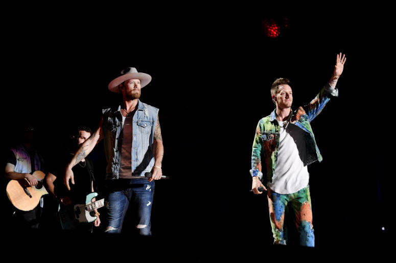 Florida Georgia Line performs during the 2018 CMA Music Festival at Nissan Stadium. Florida Georgia Line performs during the 2018 CMA Music Festival at Nissan Stadium.