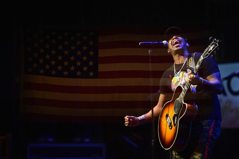 Jimmie Allen performs during ACM Lifting Lives Presents: Borderline Strong Concert at Thousand Oaks Civic Arts Plaza on February 11, 2019 in Thousand Oaks, California. Jimmie Allen performs during ACM Lifting Lives Presents: Borderline Strong Concert at Thousand Oaks Civic Arts Plaza on February 11, 2019 in Thousand Oaks, California.