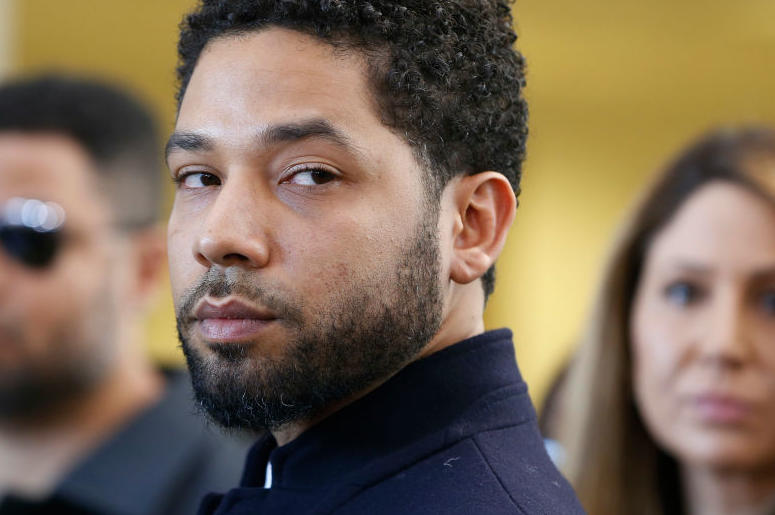 Actor Jussie Smollett after his court appearance at Leighton Courthouse on March 26, 2019 in Chicago, Illinois. Actor Jussie Smollett after his court appearance at Leighton Courthouse on March 26, 2019 in Chicago, Illinois.