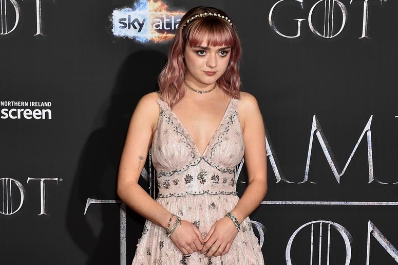 Maisie Williams attends the 'Game of Thrones' Season 8 screening at the Waterfront Hall on April 12, 2019 in Belfast, Northern Ireland. Maisie Williams attends the 'Game of Thrones' Season 8 screening at the Waterfront Hall on April 12, 2019 in Belfast, Northern Ireland.