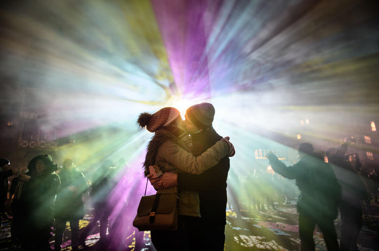 Couple Kissing Couple Kissing