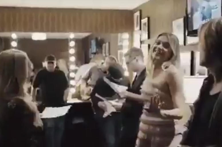 Kelsea Ballerini backstage at the Grand Ole Opry Kelsea Ballerini backstage at the Grand Ole Opry
