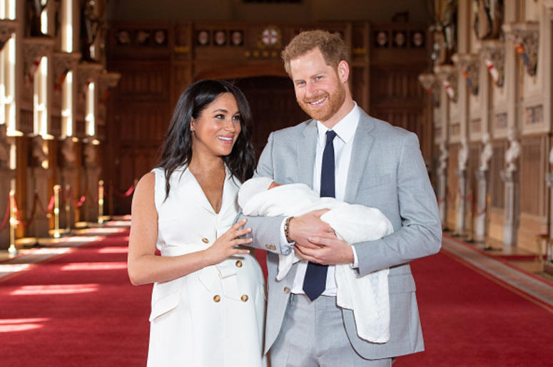 Meghan Markle, Prince Harry with Baby Sussex