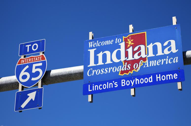 Indiana Sign Indiana Sign