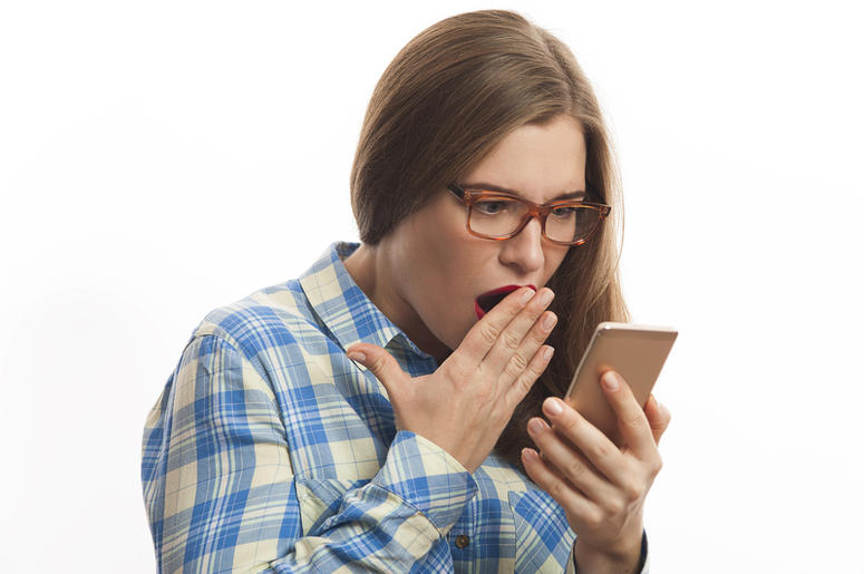 Shocked Smartphone Shocked Smartphone