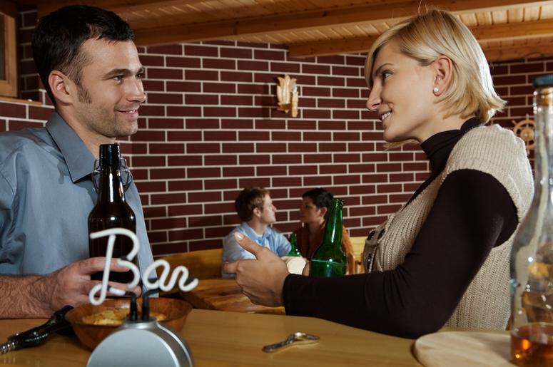 Couple At A Bar Couple At A Bar