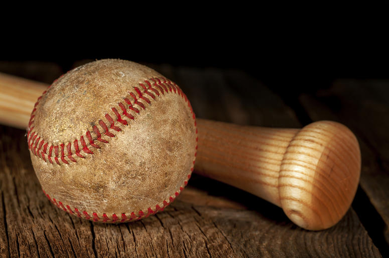 Baseball and Bat Baseball and Bat