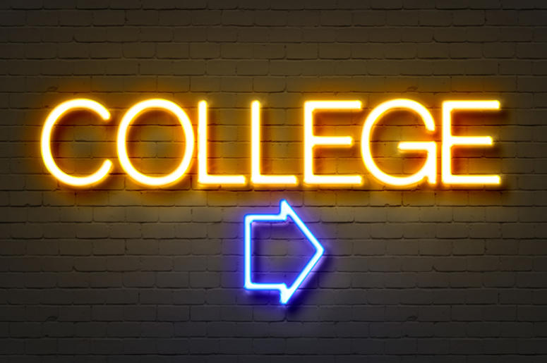 College Sign College Sign