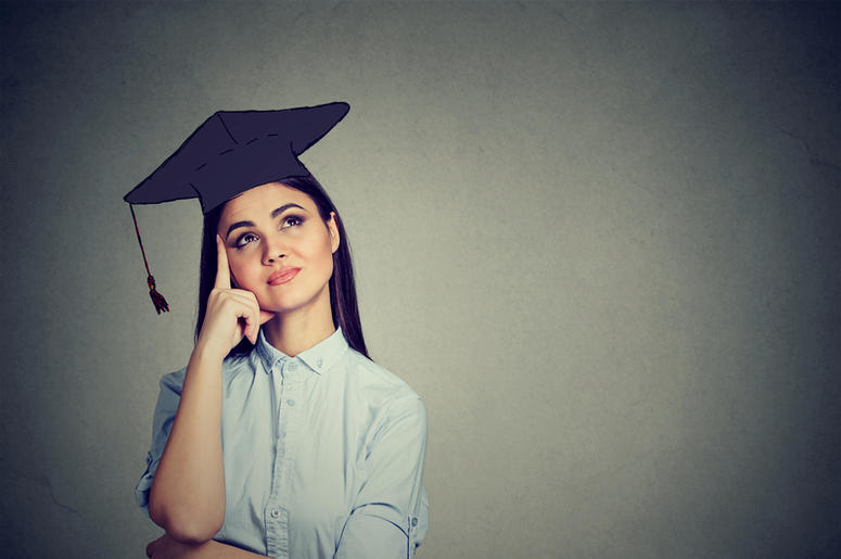 Thoughtful Graduate Thoughtful Graduate