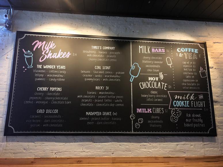 Jojo's Milk Bar Menu Jojo's Milk Bar Menu
