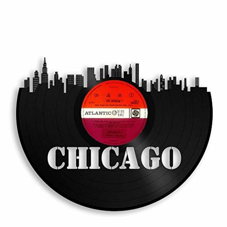 Chicago Vinyl Wall Art - Atlantic Records Chicago Vinyl Wall Art - Atlantic Records