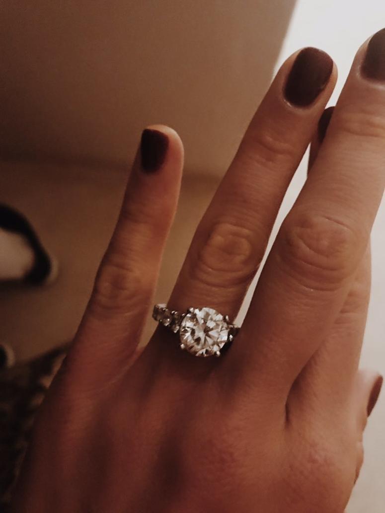 Carly Pearce's engagement ring Carly Pearce's engagement ring