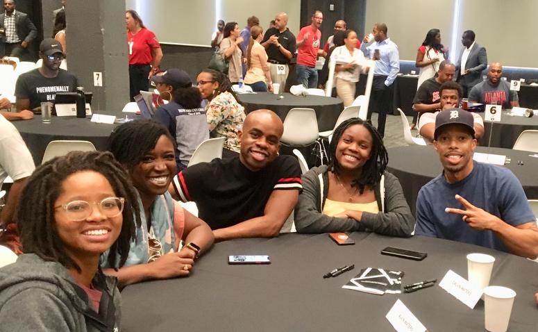 The winner of the pitch competition was SmallStreet with members from Washington DC, Brooklyn NY, Detroit MI, and Oakland CA The winner of the pitch competition was SmallStreet with members from Washington DC, Brooklyn NY, Detroit MI, and Oakland CA