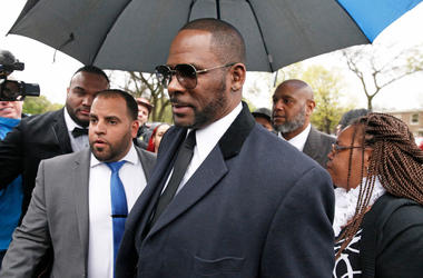 R. Kelly is seen outside a hearing on May 7, 2019 R. Kelly is seen outside a hearing on May 7, 2019