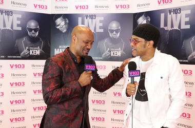 Big Tigger with Maxwell at V-103 Live Big Tigger with Maxwell at V-103 Live