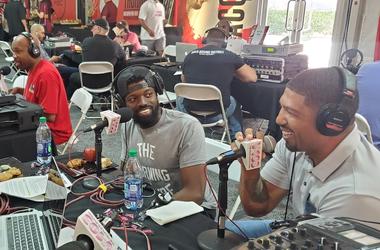 Winky Wright with JR Winky Wright with JR