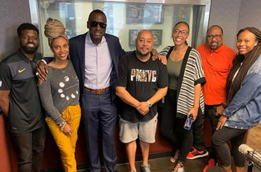 Yusuf Salaam & Raymond Santana With The Morning Culture Team Yusuf Salaam & Raymond Santana With The Morning Culture Team