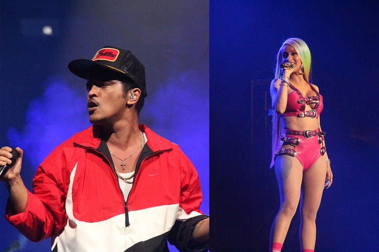 Bruno Mars and Cardi B perform at the Bud Light Super Bowl Music Fest in Atlanta on Saturday, February 2, 2019 Bruno Mars and Cardi B perform at the Bud Light Super Bowl Music Fest in Atlanta on Saturday, February 2, 2019