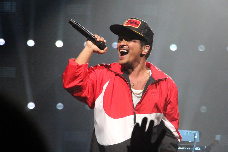 Bruno Mars performs at the Bud Light Super Bowl Music Fest in Atlanta on Saturday, February 2, 2019 Bruno Mars performs at the Bud Light Super Bowl Music Fest in Atlanta on Saturday, February 2, 2019