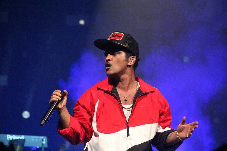 Bruno Mars performs at the Bud Light Super Bowl Music Fest in Atlanta on Saturday, February 2, 2019 Bruno Mars performs at the Bud Light Super Bowl Music Fest in Atlanta on Saturday, February 2, 2019