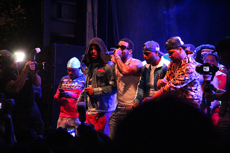 All four members of Harlem rap group Dipset perform at A3C in Atlanta on October 7, 2018 All four members of Harlem rap group Dipset perform at A3C in Atlanta on October 7, 2018