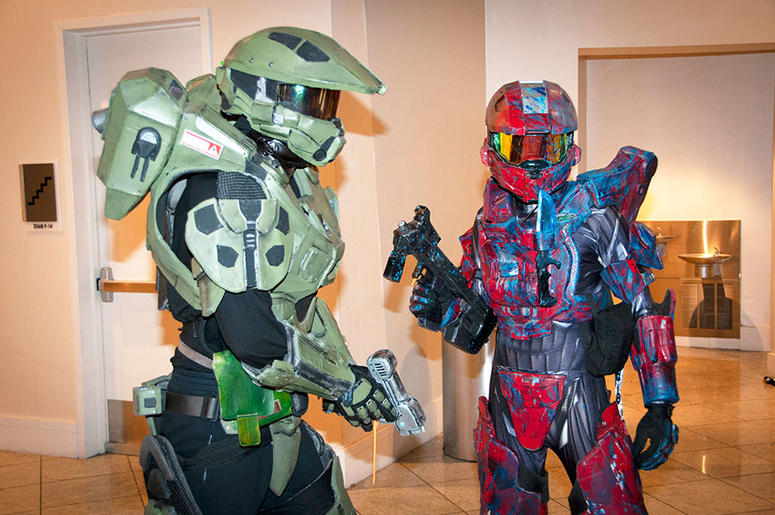Halo characters at Dragon Con Halo characters at Dragon Con