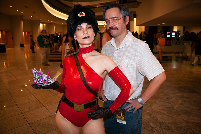A couple of cosplayers at Dragon Con A couple of cosplayers at Dragon Con