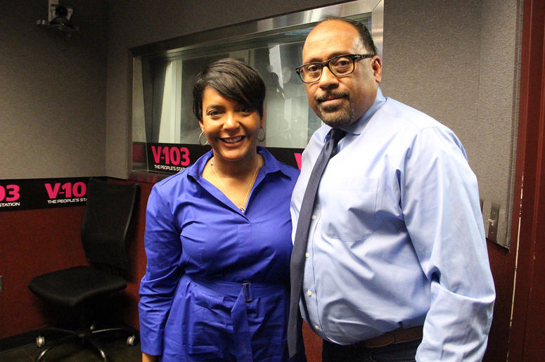 Frank Ski and Atlanta Mayor Keisha Lance Bottoms Frank Ski and Atlanta Mayor Keisha Lance Bottoms
