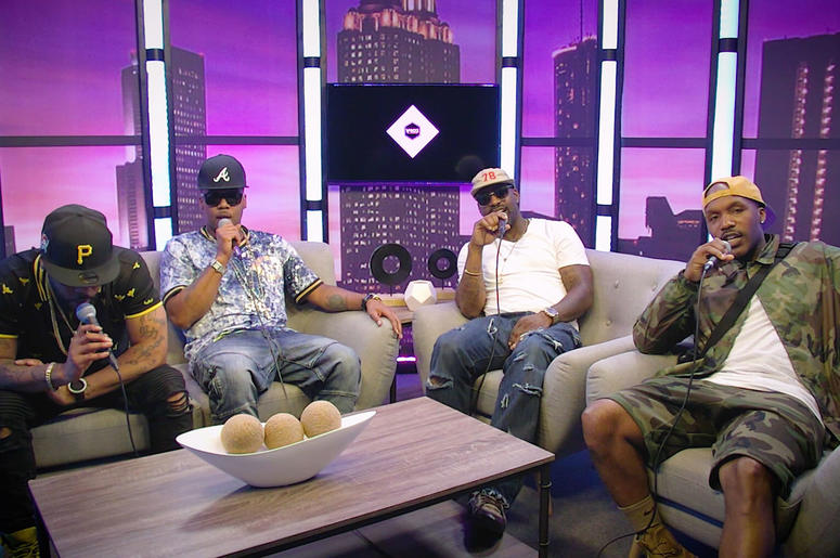 Jagged Edge in V-103's studios Jagged Edge in V-103's studios