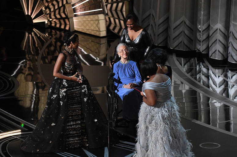 Katherine Johnson at 2017 Oscars Katherine Johnson at 2017 Oscars