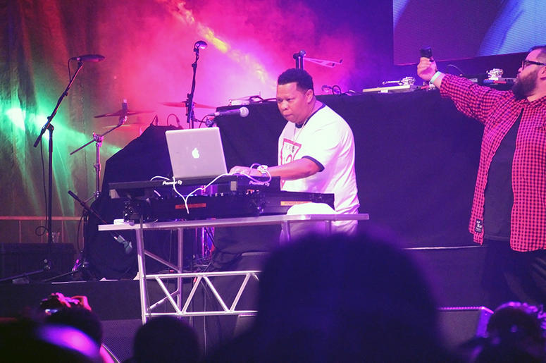 Legendary producer Mannie Fresh performs a DJ set at A3C in Atlanta on October 7, 2018 Legendary producer Mannie Fresh performs a DJ set at A3C in Atlanta on October 7, 2018
