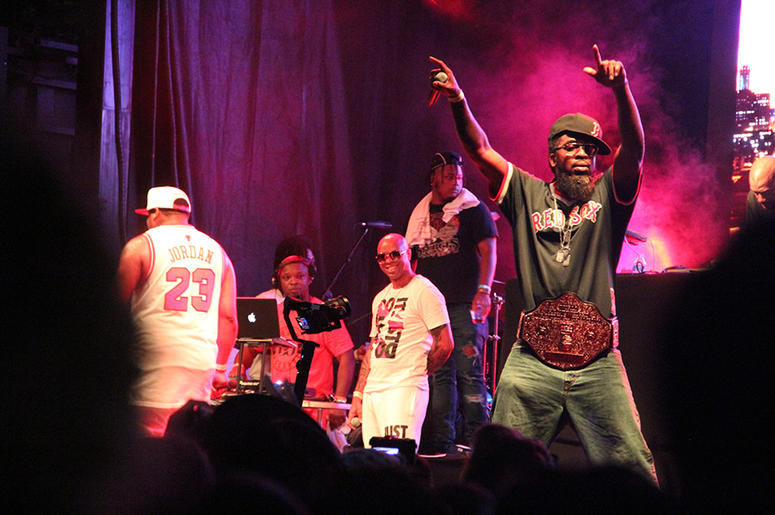 Pastor Troy performs onstage with V-103's DJ Jelly at A3C in Atlanta on October 7, 2018 Pastor Troy performs onstage with V-103's DJ Jelly at A3C in Atlanta on October 7, 2018
