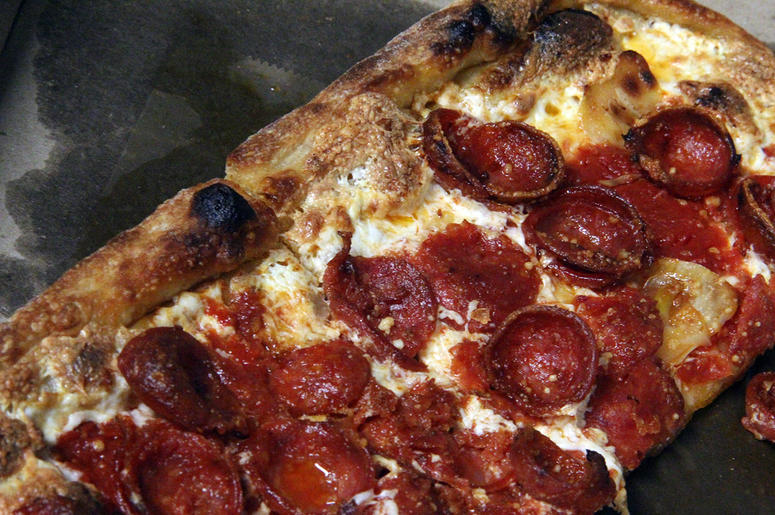 Nina & Rafi's "Tony Pepperoni" pizza Nina & Rafi's "Tony Pepperoni" pizza