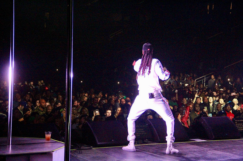 Snoop Dogg performs at Atlanta's State Farm Arena during the Puff Puff Pass Tour Snoop Dogg performs at Atlanta's State Farm Arena during the Puff Puff Pass Tour