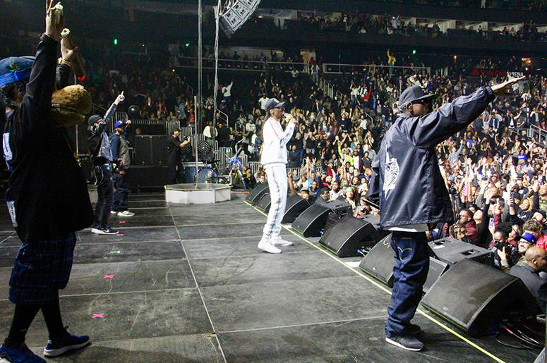 Snoop Dogg performs at Atlanta's State Farm Arena during the Puff Puff Pass Tour Snoop Dogg performs at Atlanta's State Farm Arena during the Puff Puff Pass Tour