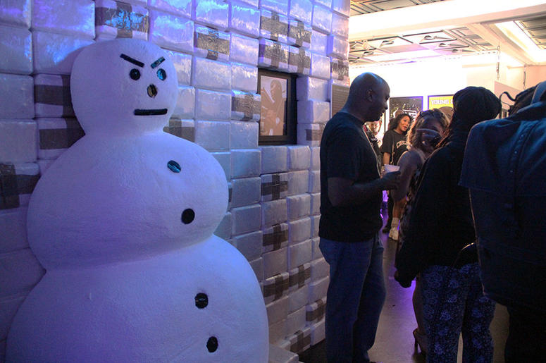 Former Atlanta City Council member Kwanza Hall stands near Young Jeezy's exhibit at T.I.'s Trap Music Museum Former Atlanta City Council member Kwanza Hall stands near Young Jeezy's exhibit at T.I.'s Trap Music Museum