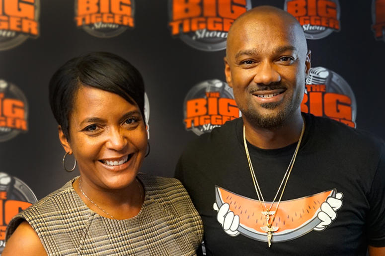 Big Tigger & Mayor Keshia Lance Bottoms Big Tigger & Mayor Keshia Lance Bottoms