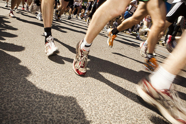 running running