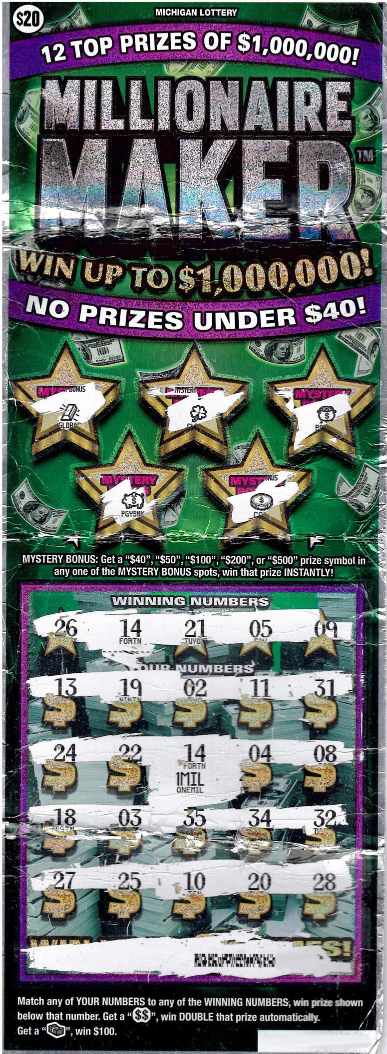 Genesee County lottery winner Genesee County lottery winner
