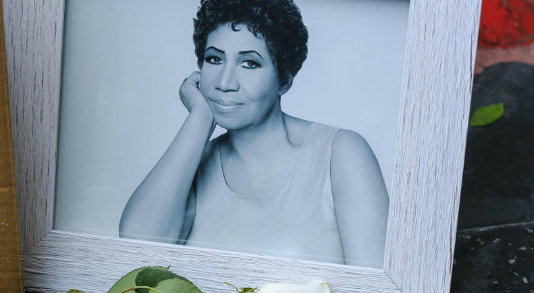 People pay their respects with flowers and pictures on Aretha Franklin's star at the Hollywood Walk of Fame in Los Angeles. Aretha Franklin, the "Queen of Soul," died Thursday in her home city of Detroit after battling pancreatic cancer. People pay their respects with flowers and pictures on Aretha Franklin's star at the Hollywood Walk of Fame in Los Angeles. Aretha Franklin, the "Queen of Soul," died Thursday in her home city of Detroit after battling pancreatic cancer.