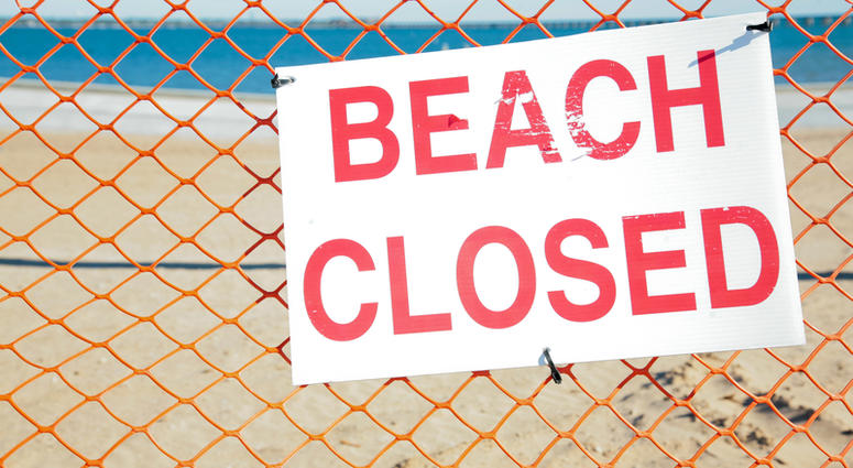 Beach Closed Beach Closed