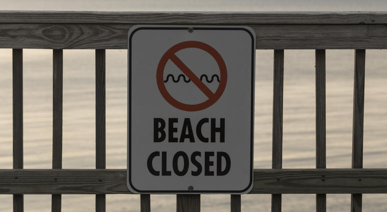 Beach Closed Beach Closed