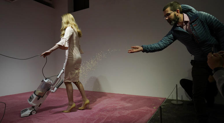 Ivanka Vacuuming Ivanka Vacuuming