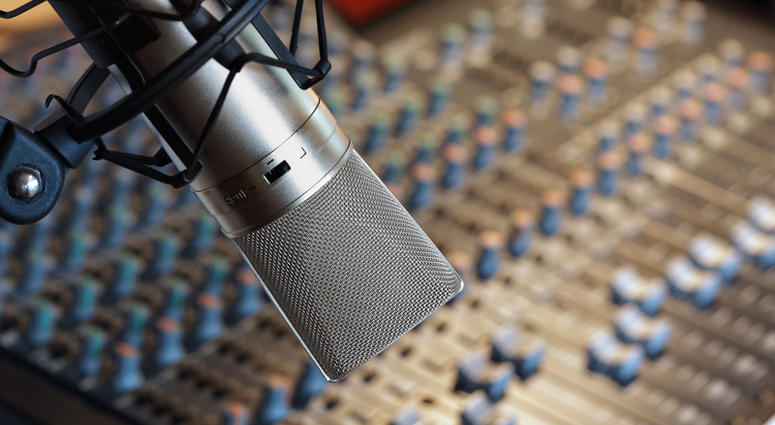 Recording studio microphone Recording studio microphone