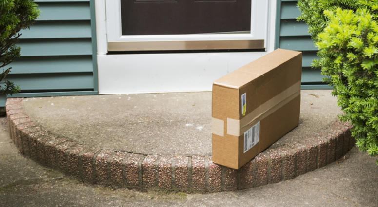 package on porch package on porch