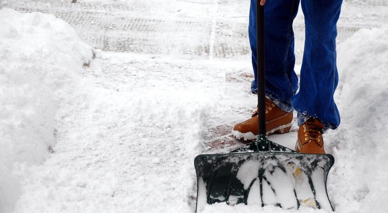 shoveling snow shoveling snow