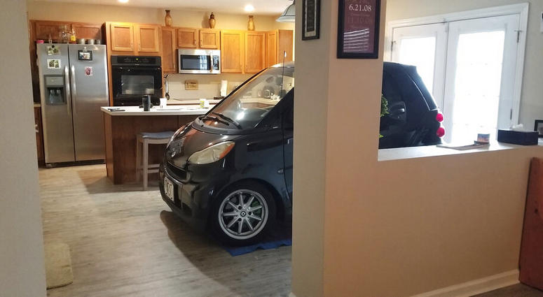 smart car in kitchen smart car in kitchen