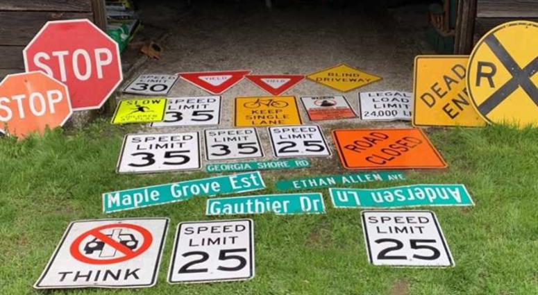 stolen street signs stolen street signs